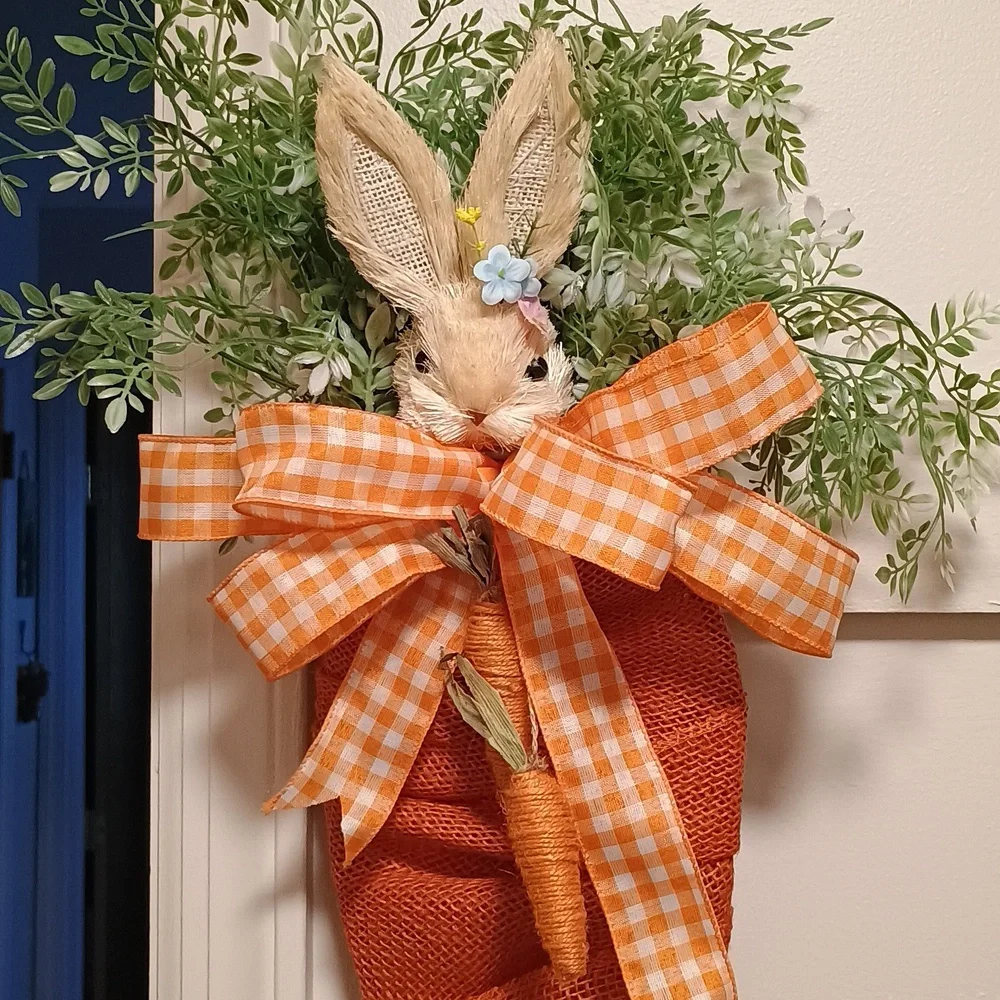 Handmade Carrot Wreath